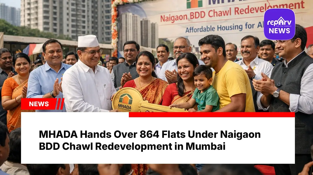 MHADA Hands Over 864 Flats Under Naigaon BDD Chawl Redevelopment in Mumbai